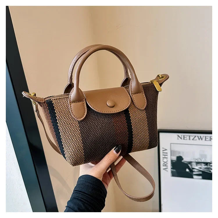 Small Square Handbag, Trendy Design, Versatile for Single - Shoulder & Crossbody Carry