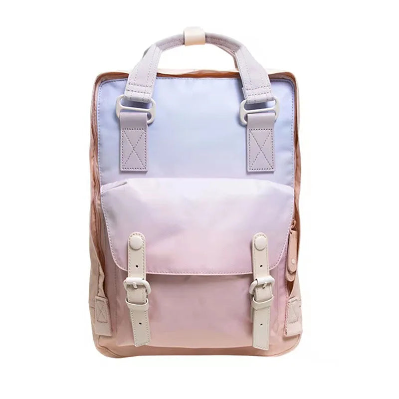 Fashion Women Backpack Large Capacity Waterproof Rucksack For Girls Boys 14 Inch Laptop Back Pack for College School Work