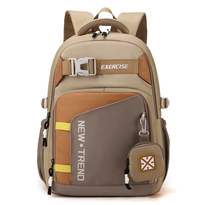 Fashion Women's Backpack New Nylon Waterproof Students School Bag Men Travel Backpacks Large Capacity School Backpack 9116