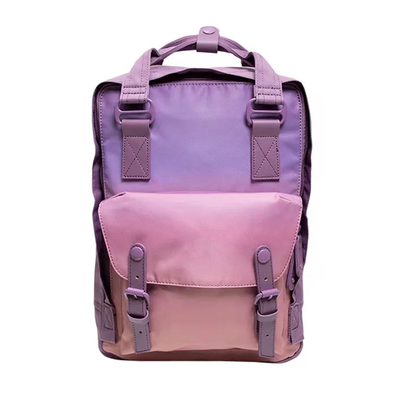 Fashion Women Backpack Large Capacity Waterproof Rucksack For Girls Boys 14 Inch Laptop Back Pack for College School Work