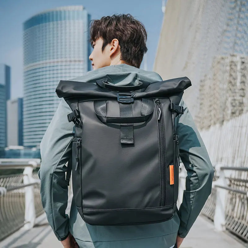 Fashion Men's Backpack Outdoor Waterproof Travel Backpacks Men 15.6 In Laptop Bag High Quality Expandable Multifunction Backpack