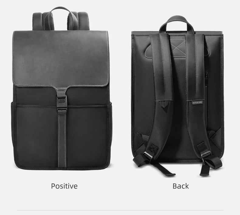 Men's Casual Backpack Business 15.6“ Laptop Male Pack School Student Bag Waterproof Large Capacity Women Backpacks