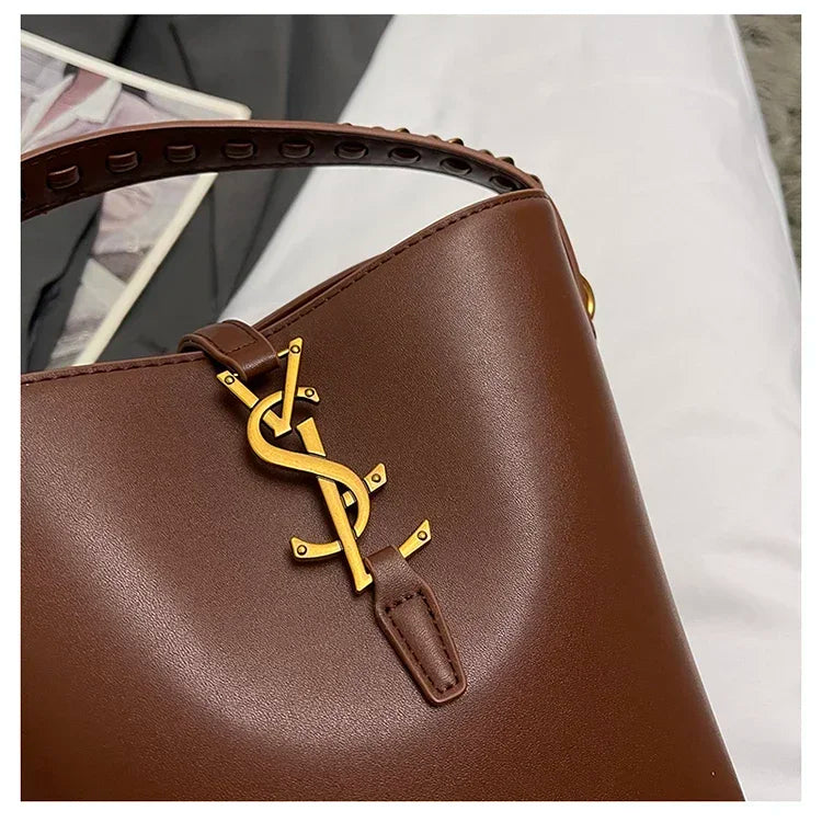 Luxury Bucket Bag, High - End Niche Design, Fashionable Shoulder Messenger Style
