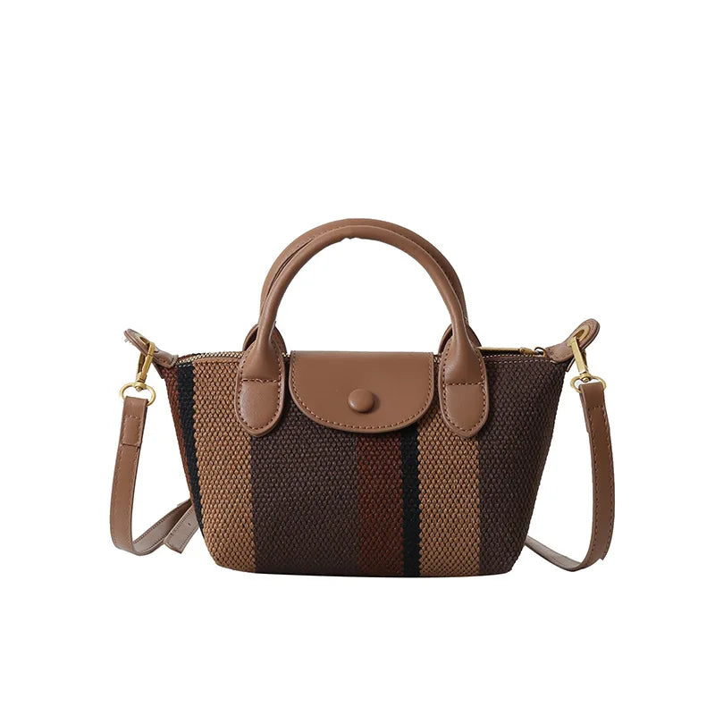 Small Square Handbag, Trendy Design, Versatile for Single - Shoulder & Crossbody Carry