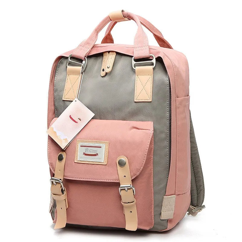 Fashion Women Backpack Large Capacity Waterproof Rucksack For Girls Boys 14 Inch Laptop Back Pack for College School Work