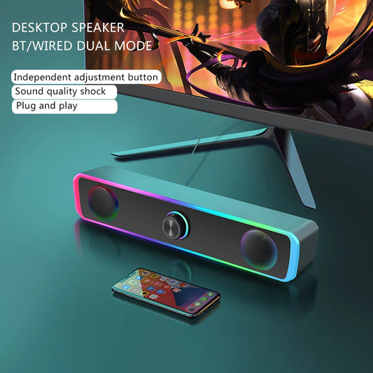 Home Theater Sound System Bluetooth Speaker Surround Soundbar Computer Speaker For TV Soundbar Box Subwoofer Stereo Music Box