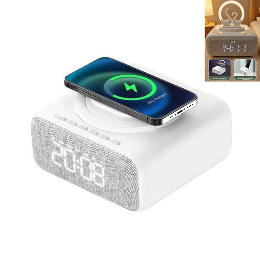 Wireless Bluetooth 5.0 Speaker Multi-functional Mobile Phone Wireless Charging Creative Swan Night Light Bluetooth Audio Player