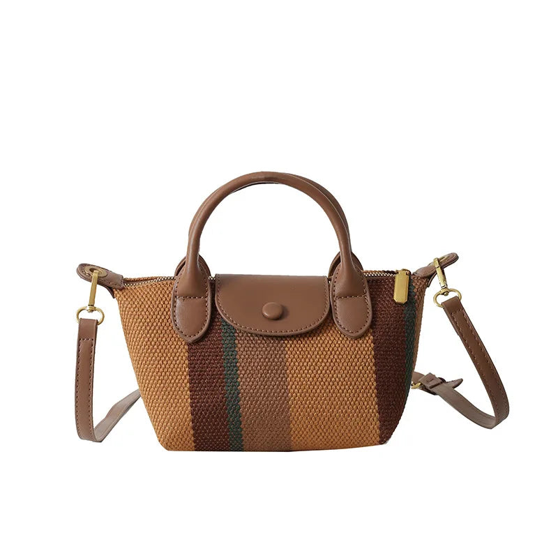 Small Square Handbag, Trendy Design, Versatile for Single - Shoulder & Crossbody Carry