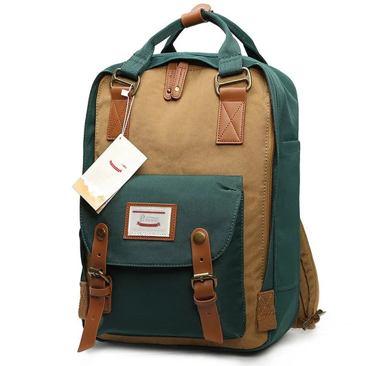 Fashion Women Backpack Large Capacity Waterproof Rucksack For Girls Boys 14 Inch Laptop Back Pack for College School Work