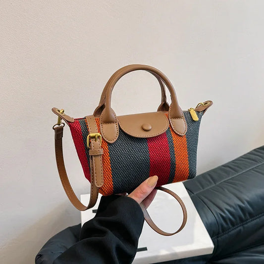 Small Square Handbag, Trendy Design, Versatile for Single - Shoulder & Crossbody Carry