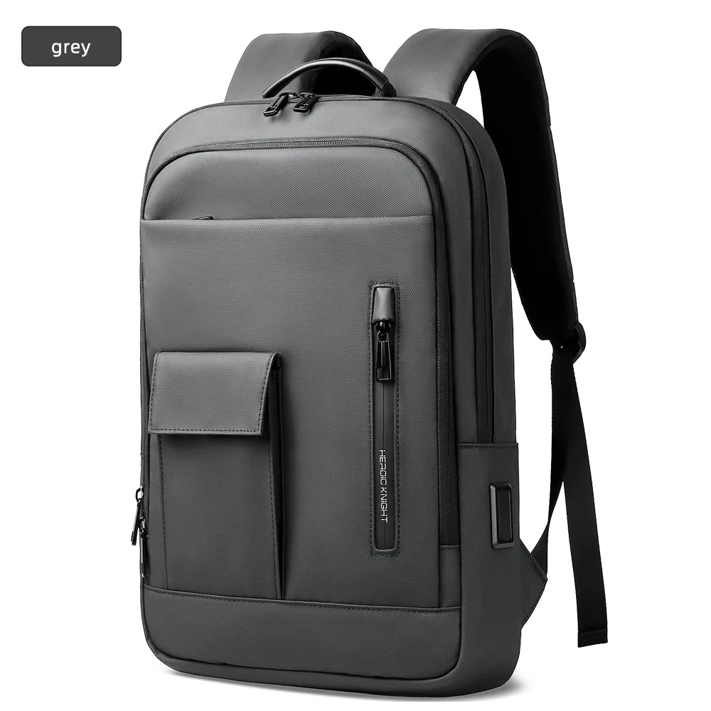 Backpack Waterproof Men 15.6" Laptop Bag Stylish Male Multifunctional Moto&Biker Travel Shoulder Bag