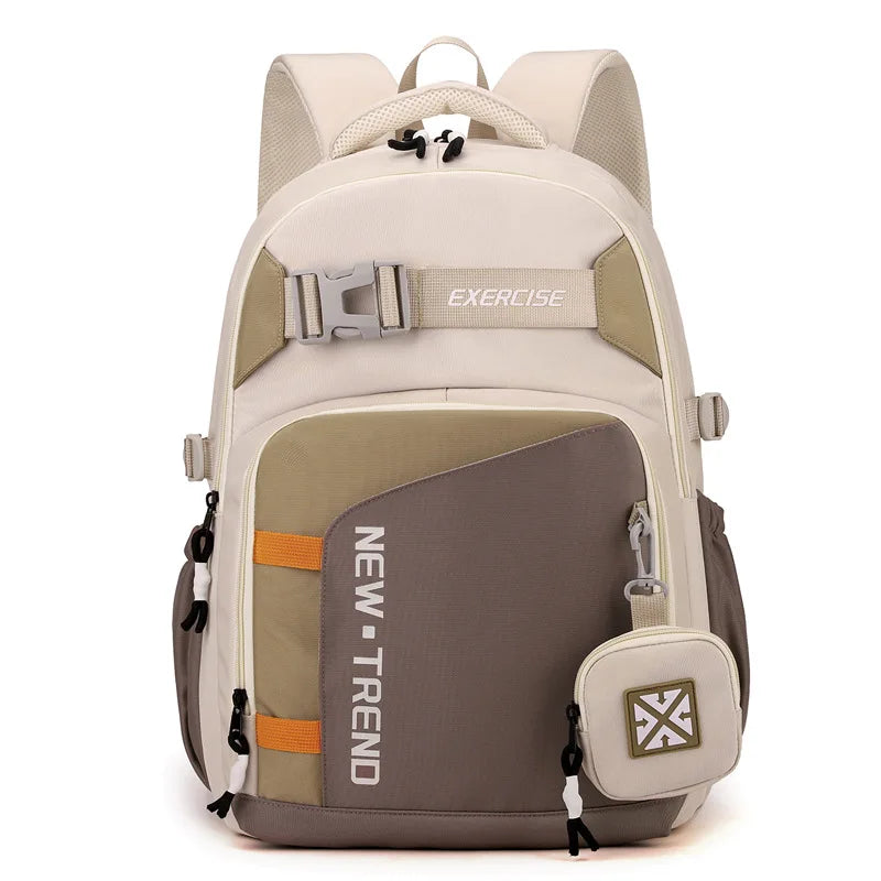 Fashion Women's Backpack New Nylon Waterproof Students School Bag Men Travel Backpacks Large Capacity School Backpack 9116
