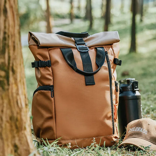 Fashion Men's Backpack Outdoor Waterproof Travel Backpacks Men 15.6 In Laptop Bag High Quality Expandable Multifunction Backpack