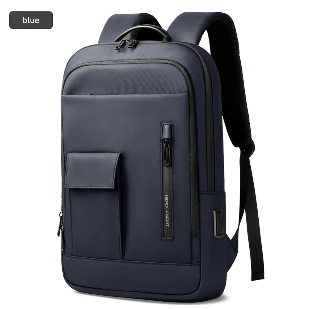 Backpack Waterproof Men 15.6" Laptop Bag Stylish Male Multifunctional Moto&Biker Travel Shoulder Bag