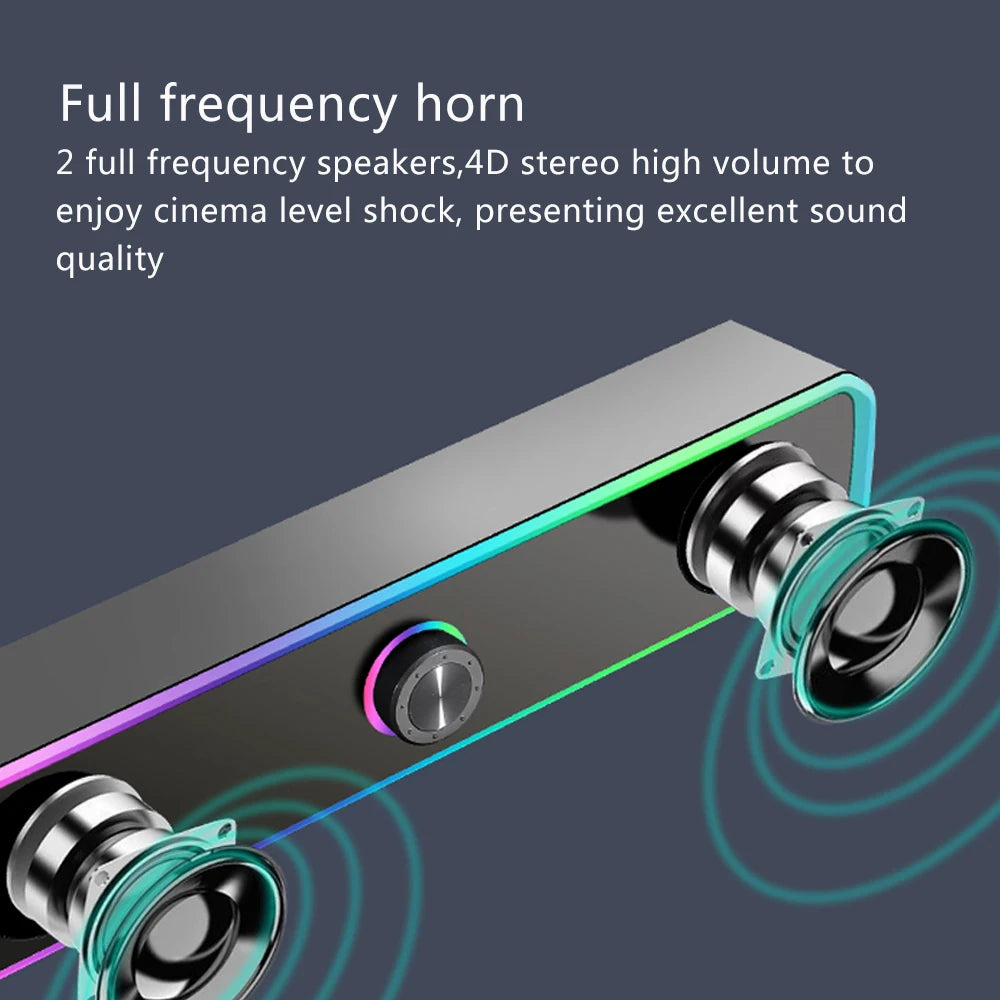 Home Theater Sound System Bluetooth Speaker Surround Soundbar Computer Speaker For TV Soundbar Box Subwoofer Stereo Music Box