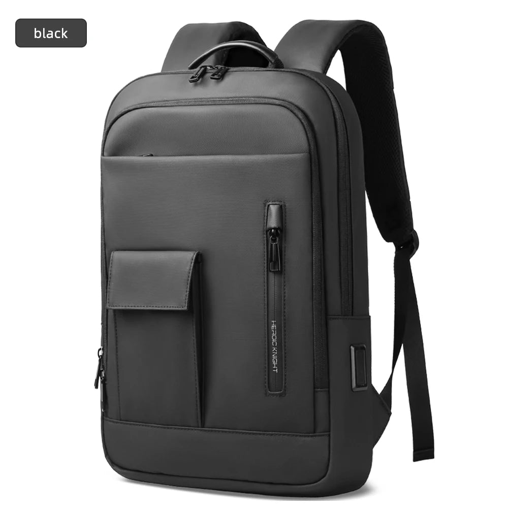 Backpack Waterproof Men 15.6" Laptop Bag Stylish Male Multifunctional Moto&Biker Travel Shoulder Bag
