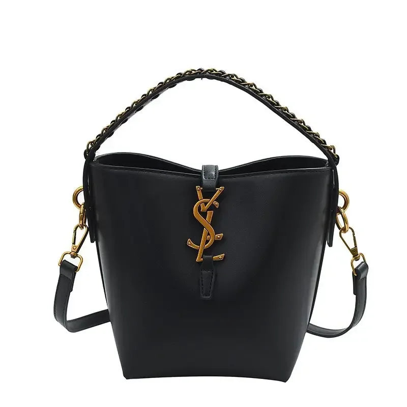 Luxury Bucket Bag, High - End Niche Design, Fashionable Shoulder Messenger Style