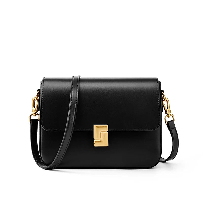 Leather Women's Shoulder Bag High Quality Luxury Designer Crossbody Bags Fashion Cowhide Female Handbags