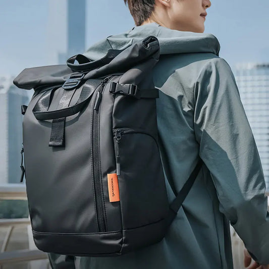 Fashion Men's Backpack Outdoor Waterproof Travel Backpacks Men 15.6 In Laptop Bag High Quality Expandable Multifunction Backpack