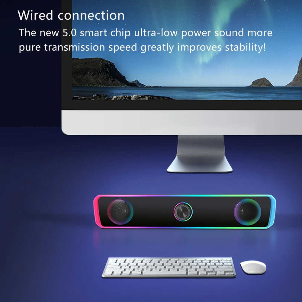 Home Theater Sound System Bluetooth Speaker Surround Soundbar Computer Speaker For TV Soundbar Box Subwoofer Stereo Music Box