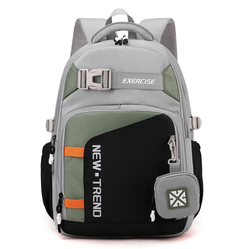 Fashion Women's Backpack New Nylon Waterproof Students School Bag Men Travel Backpacks Large Capacity School Backpack 9116