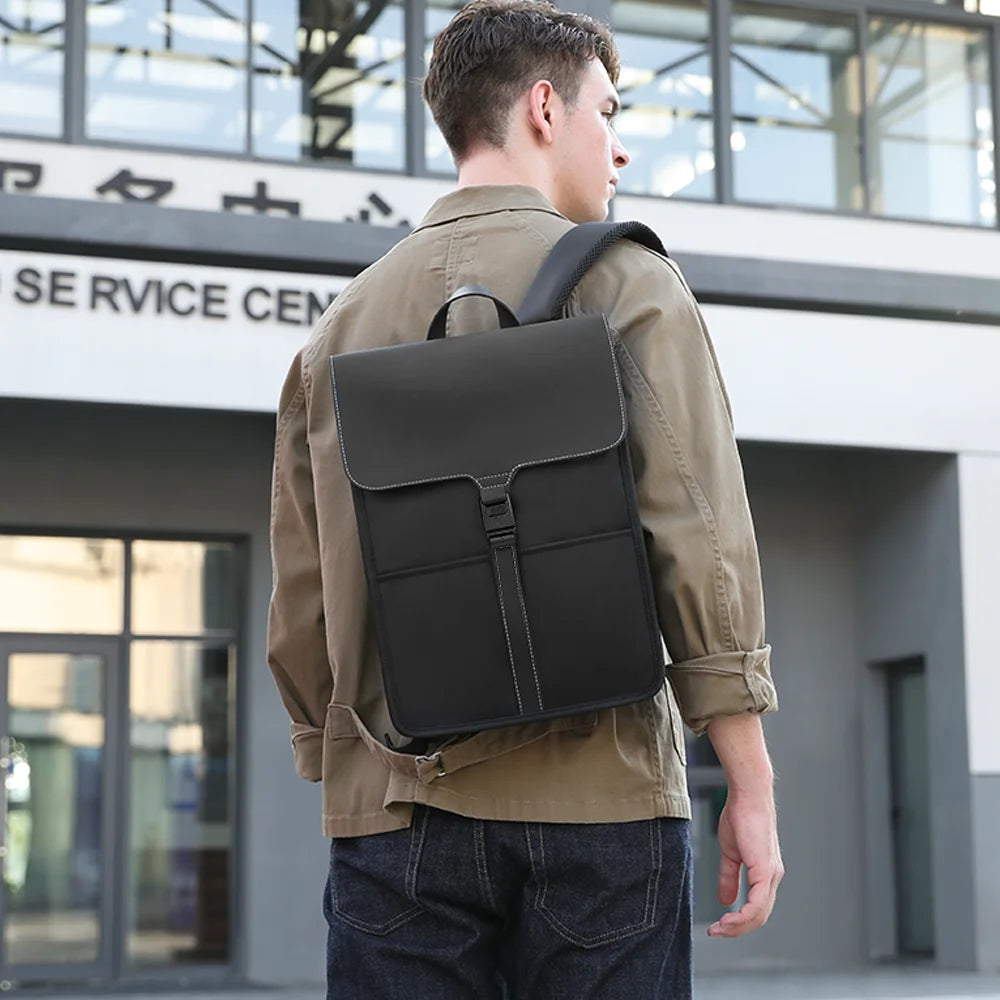 Men's Casual Backpack Business 15.6“ Laptop Male Pack School Student Bag Waterproof Large Capacity Women Backpacks
