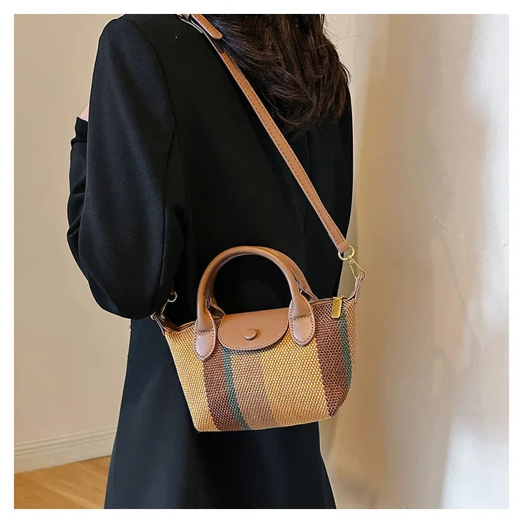 Small Square Handbag, Trendy Design, Versatile for Single - Shoulder & Crossbody Carry