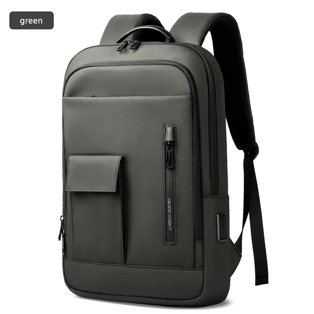 Backpack Waterproof Men 15.6" Laptop Bag Stylish Male Multifunctional Moto&Biker Travel Shoulder Bag